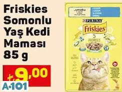FRİSKİES SOMONLU YAŞ KEDİ MAMASI FRİSKİES SOMONLU YAŞ KEDİ MAMASI